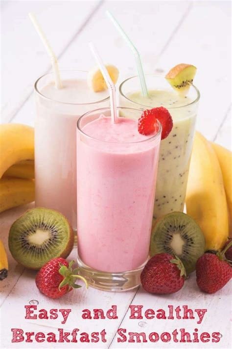 Healthy and Delicious Smoothie Recipes for a Nutritious Breakfast